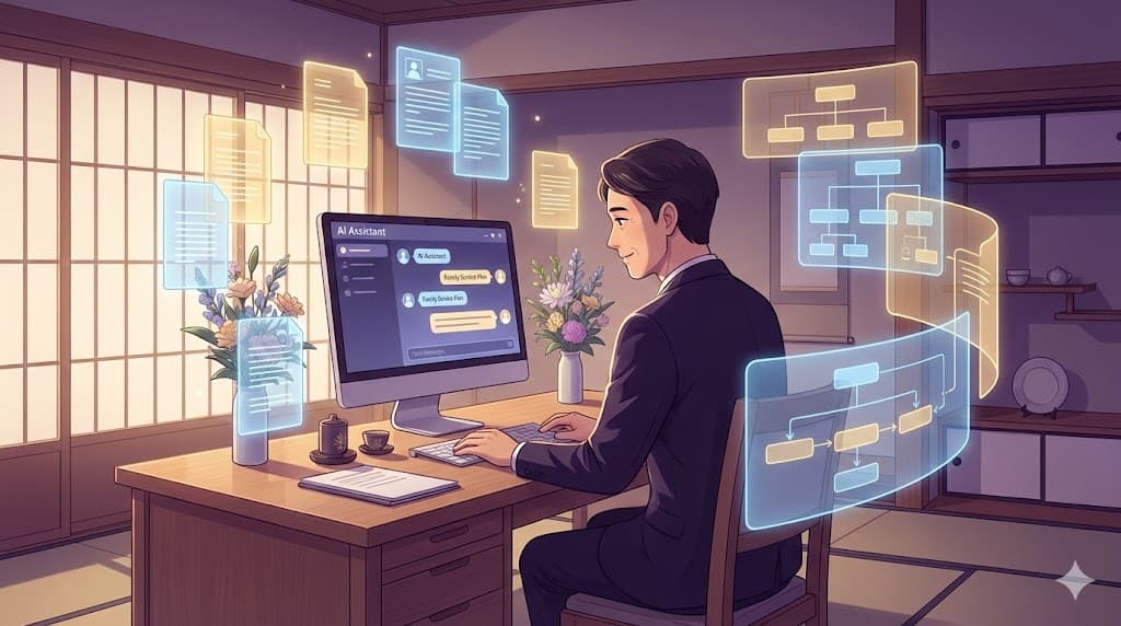 葬儀ディレクター歴20年の言葉選びと段取り力でAI副業月2〜4万円を目指す方法